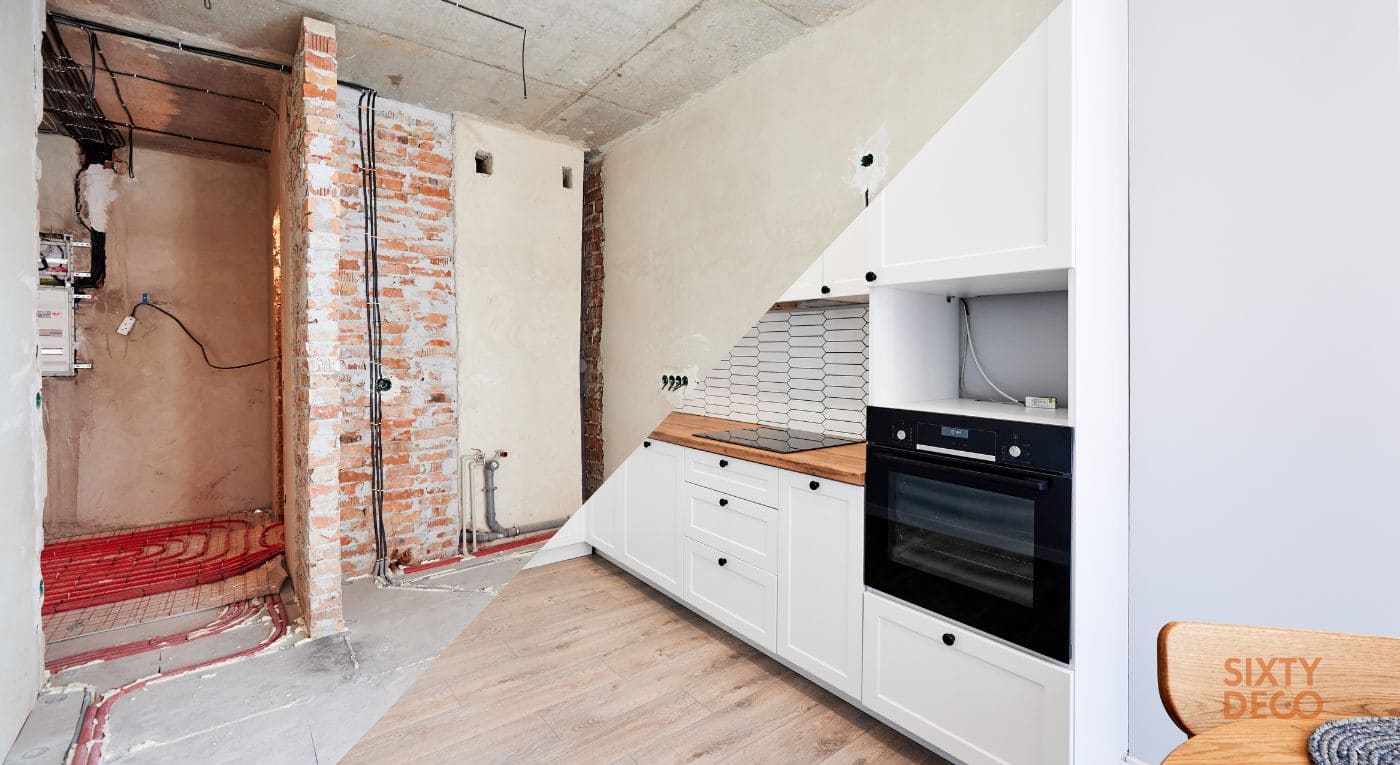 Reforma de cocina completa en Zaragoza por Sixty Deco