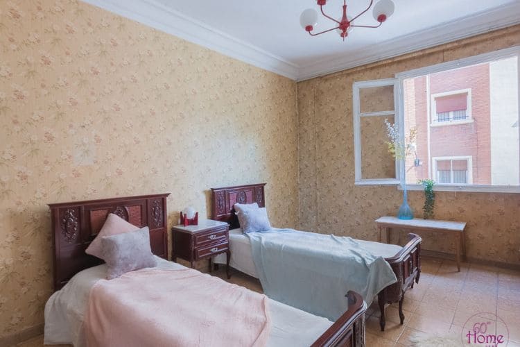 reforma de dormitorio en zaragoza antes